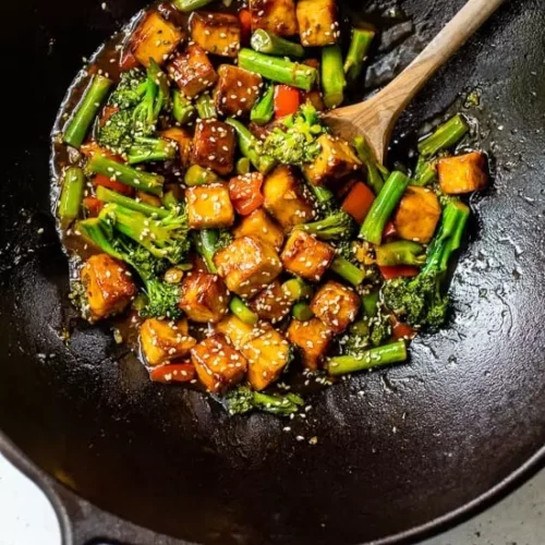 Gambar resep makanan sehat rumahan Tofu Stir-fry