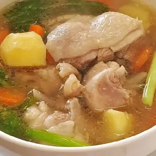 gambar sop ayam sayur